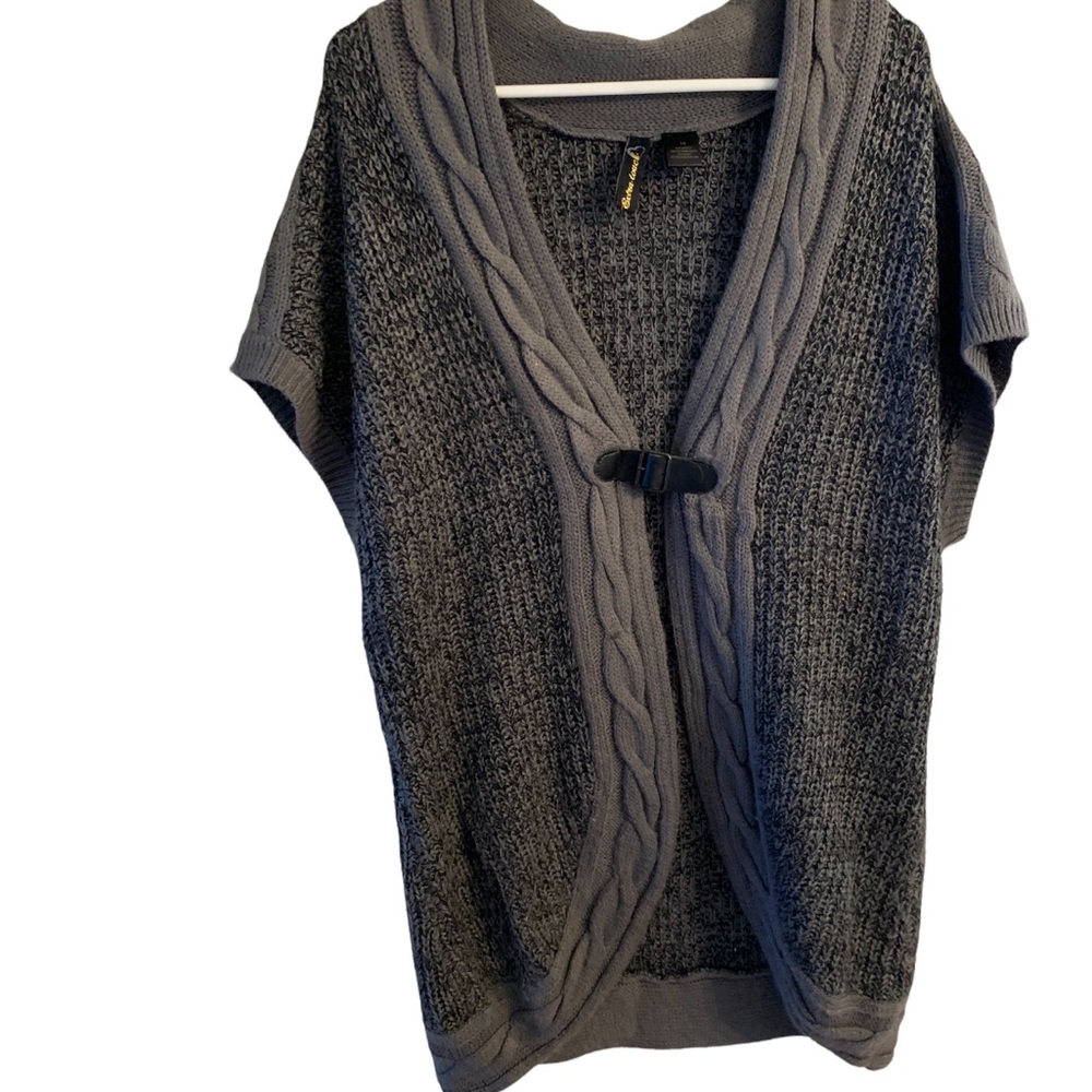 1x, Gray Sweater Vest, Extra Touch, Women’s